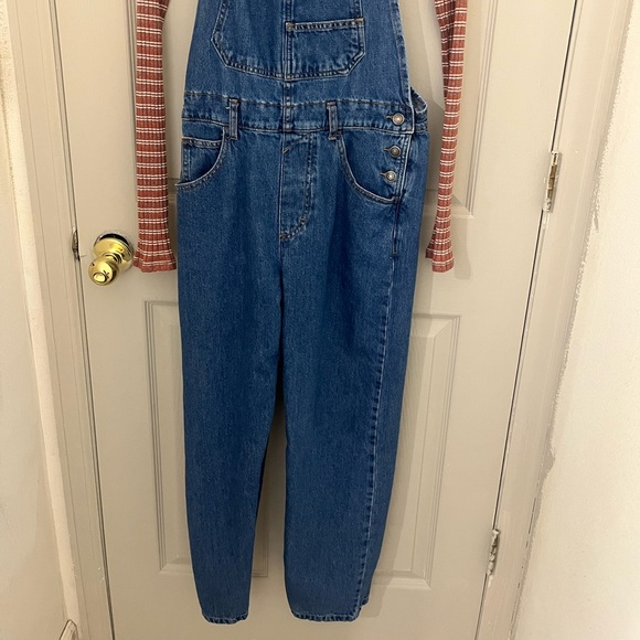 Adorable Denim Overalls by We The Free - Picture 2 of 4